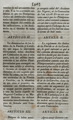 Convention of Pardo (14th January, 1739), 1800 (print)