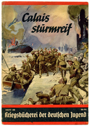 Bombing of Calais, 1945 (illustration)