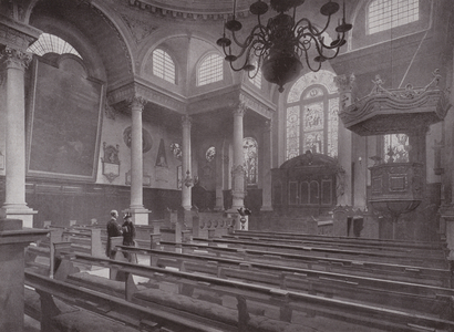 St Stephen's, Walbrook (b/w photo)