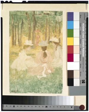 The Picnic, c.1895-97 (monotype)