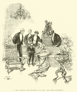 Illustration for Little Lord Fauntleroy (engraving)