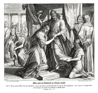Esther is made queen, Esther