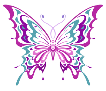 Art Nouveau butterfly, 2016 (digital)