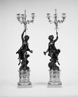 Candelabrum, c.1787 (gilt bronze & patinated bronze)
