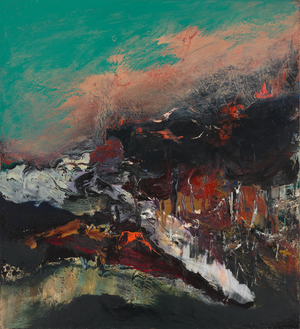 Pulsar, 2011 (oil on canvas)