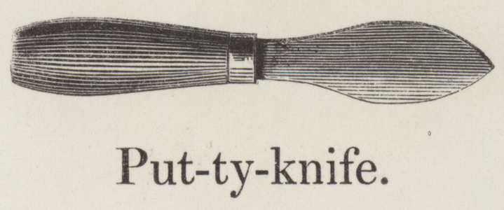 Putty knife (engraving)
