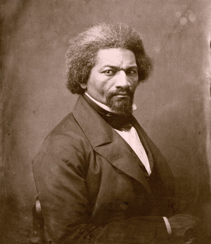 Portrait of Frederick Douglass (albumen print)
