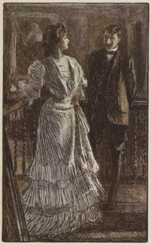 Illustration for They by Rudyard Kipling (colour litho)