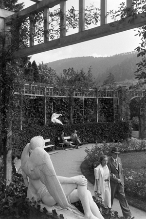 Holidays in the Black Forest, Germany 1930s (b/w photo)