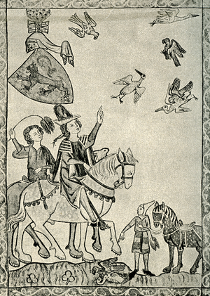 Medieval falconry