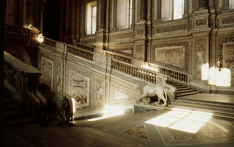 Staircase, Royal Palace of Caserta, Italy (photo)