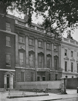 No 58 Lincolns Inn Fields (b/w photo)