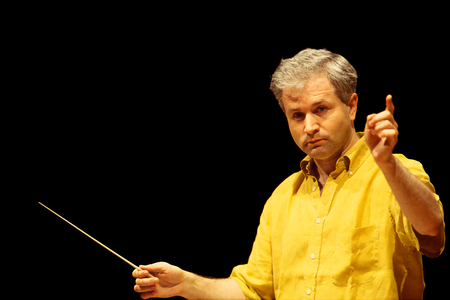 George Benjamin - portrait of the British composer and conductor born in London in1960 - Paris 1998