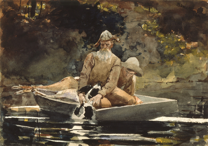 After the Hunt, 1892 (watercolor, gouache, and graphite)
