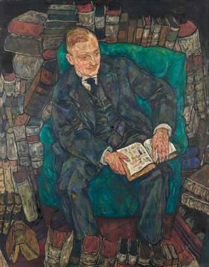 Dr. Hugo Koller, 1918 (oil on canvas)