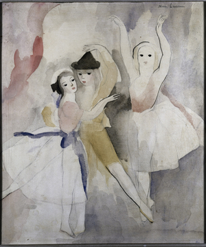 Three Dancers (watercolour)