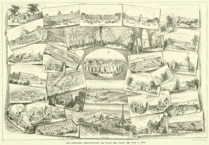 Les Grandes Expositions, de Tous les Pays, de 1798 a 1889 (engraving)