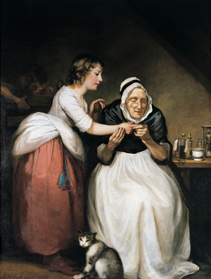 The village doctor, 1783 (oil on canvas)