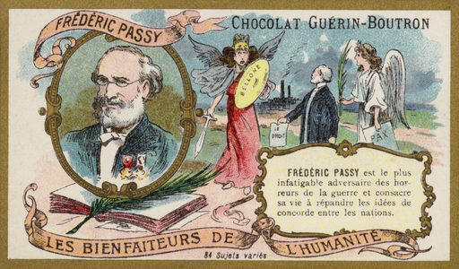 Frederic Passy, French economist and pacifist (chromolitho)