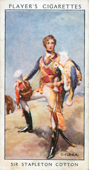 Sir Stapleton Cotton (colour litho)