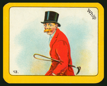 Card from The Black Cat Greyhound Racing Game (colour litho)