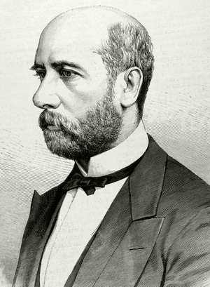 Portrait of Eduardo Gasset y Artime, Spanish journalist, writer and politician (engraving)
