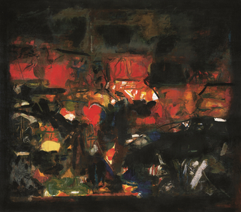 Tapovan, 1972 (acrylic on canvas)