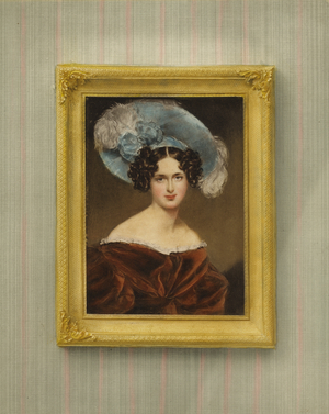 Portrait of Countess Kinsky (colour litho)