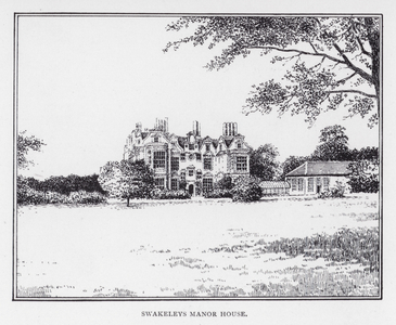 Swakeleys Manor House (litho)