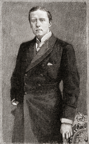 Sir Herbert Beerbohm Tree, here aged 36, from The Strand Magazine, Vol I January to June, 1891