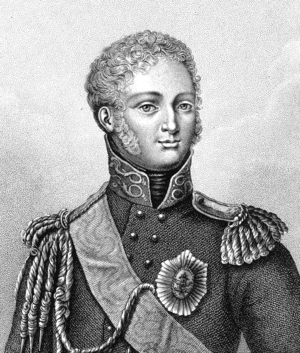 Alexander 1st (1777-1825) czar of Russia in 1801-1825, engraving