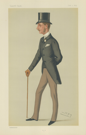 Viscount Castlereagh (colour litho)