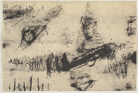 Untitled, Shigoto hajime [Beginning Work], January 6, 1998 (ink on paper)