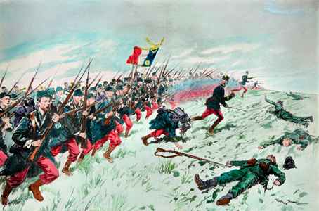 A la Baionette, 1914 (illustration)