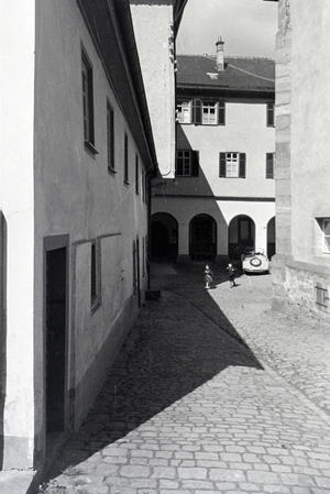An estate in Hirsau, Black Forest, Germany 1930s (b/w photo)