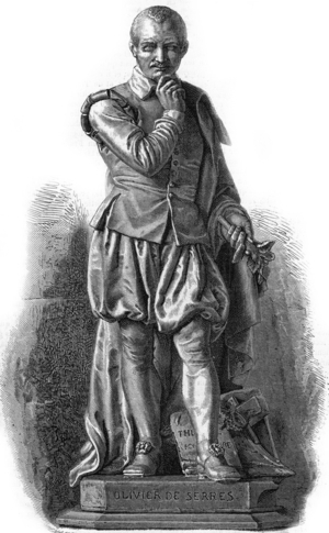 Olivier De Serres (1539-1619) French agronomist, engraving after Gerlier