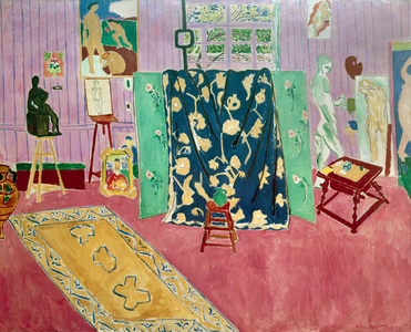 l'atelier rose 1911 (oil on canvas)