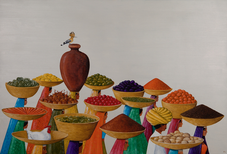 Market Day, 2018 (oil on linen)