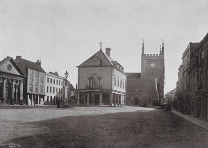 Wallingford Market Place (b/w photo)