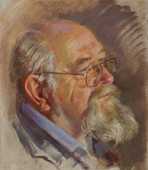 Chelsea Pensioners: Ron Buzzard, Parachute Regiment, 2000-11 (oil on canvas)