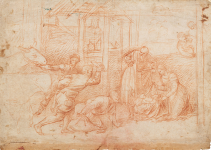 The Adoration of the Shepherds (red chalk)