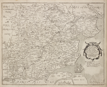 A Map of the county of Essex.