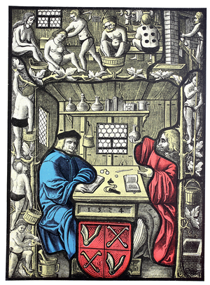 Pictures from the life of the barber surgeon in the 16th century