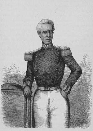 The general Nicolas Geffrard (engraving)