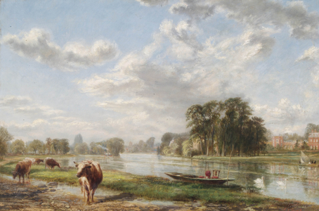 Orleans House, Twickenham, c.1825 (oil on canvas)