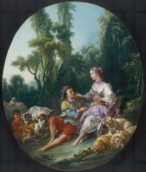 Are They Thinking about the Grape?, 1747 (oil on canvas)