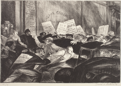 Strike (lithograph)