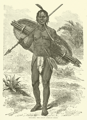 Mirambo, The Great African Chief (engraving)