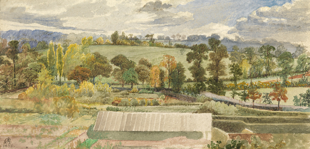 Kilburn Looking Towards Hampstead, 1858 (w/c on paper)