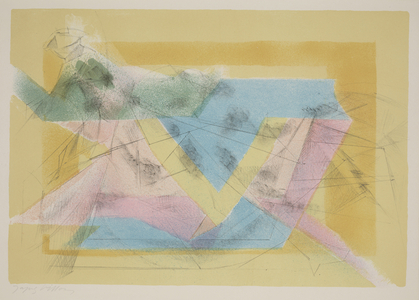 The Equestrienne, Paris, 1950 (colour litho)